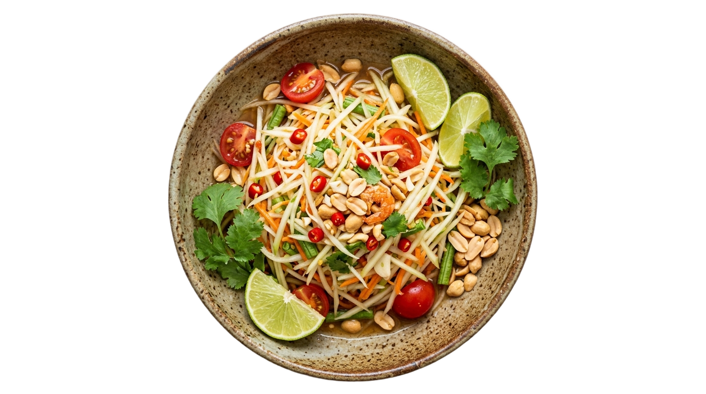 papaya salad png PNG transparent background