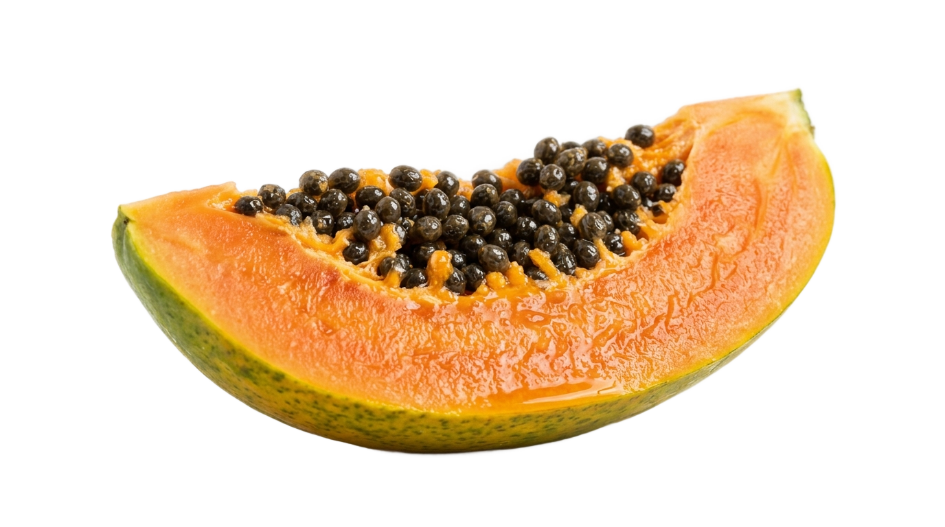 papaya slice png PNG transparent background