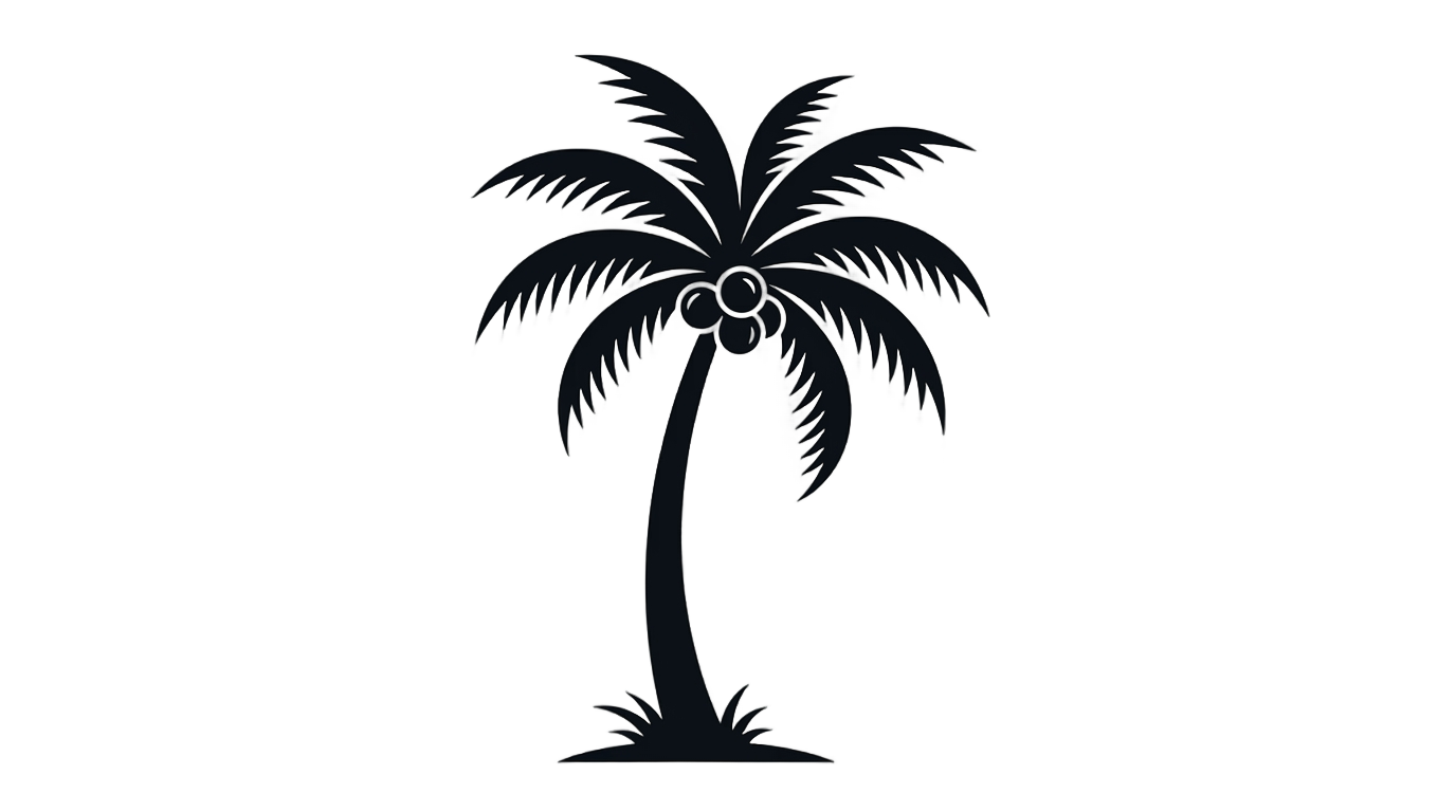 coconut tree icon png PNG transparent background