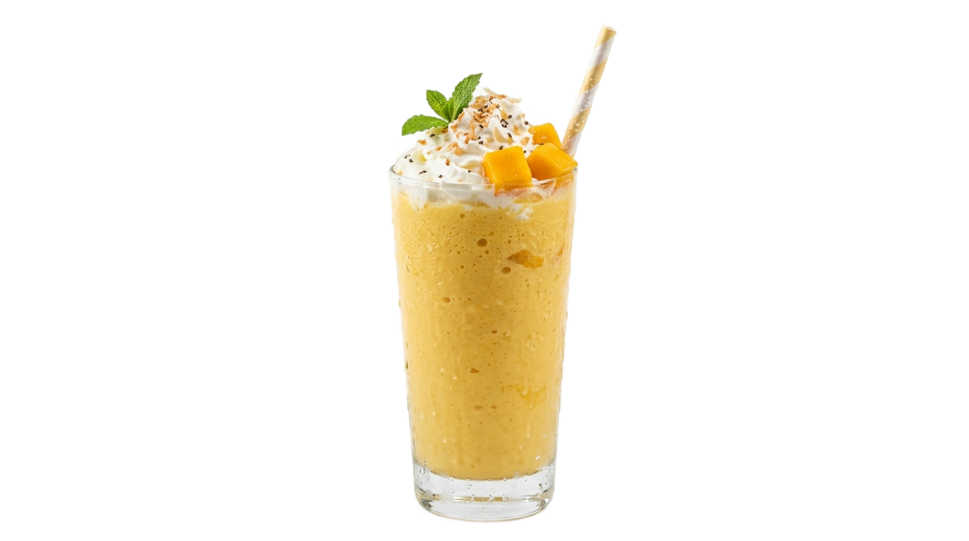 mango shake glass png PNG transparent background