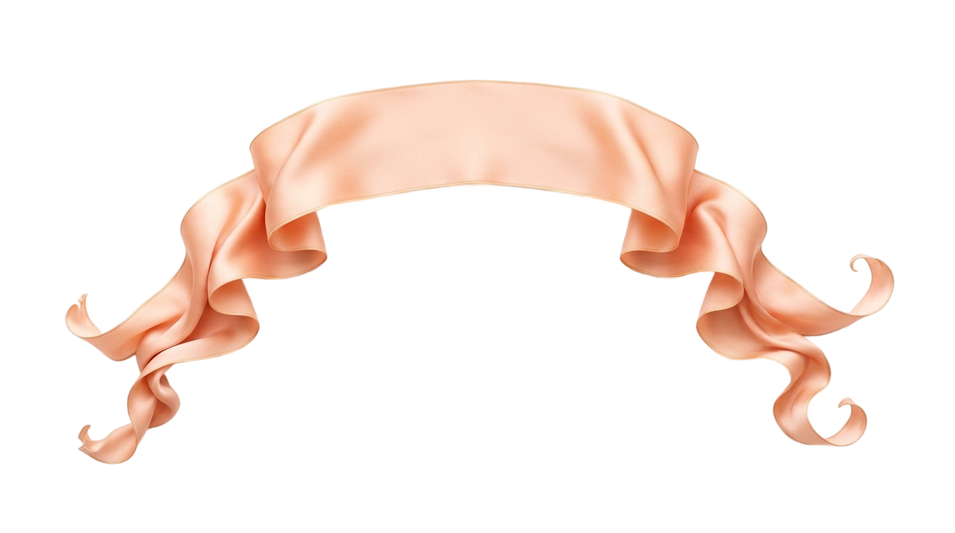 peach banner png PNG transparent background