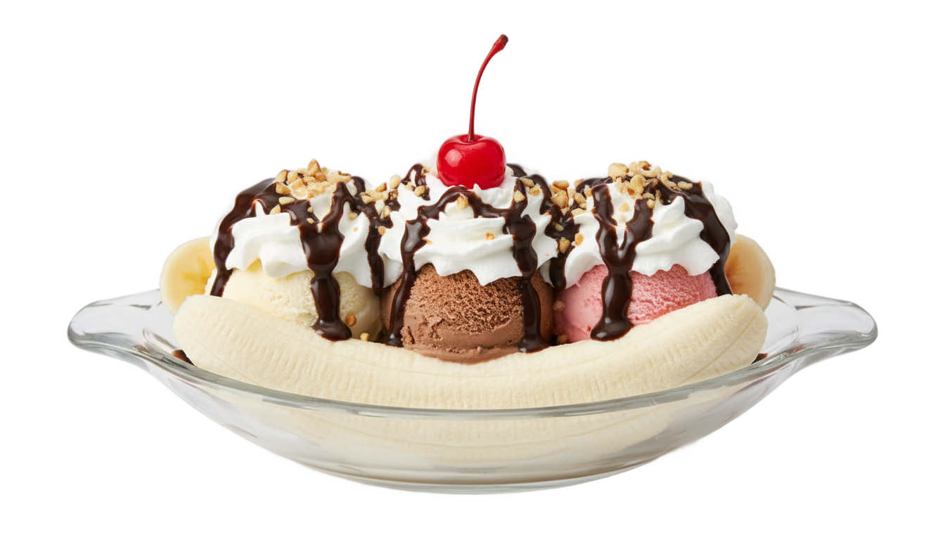 banana splits png PNG transparent background