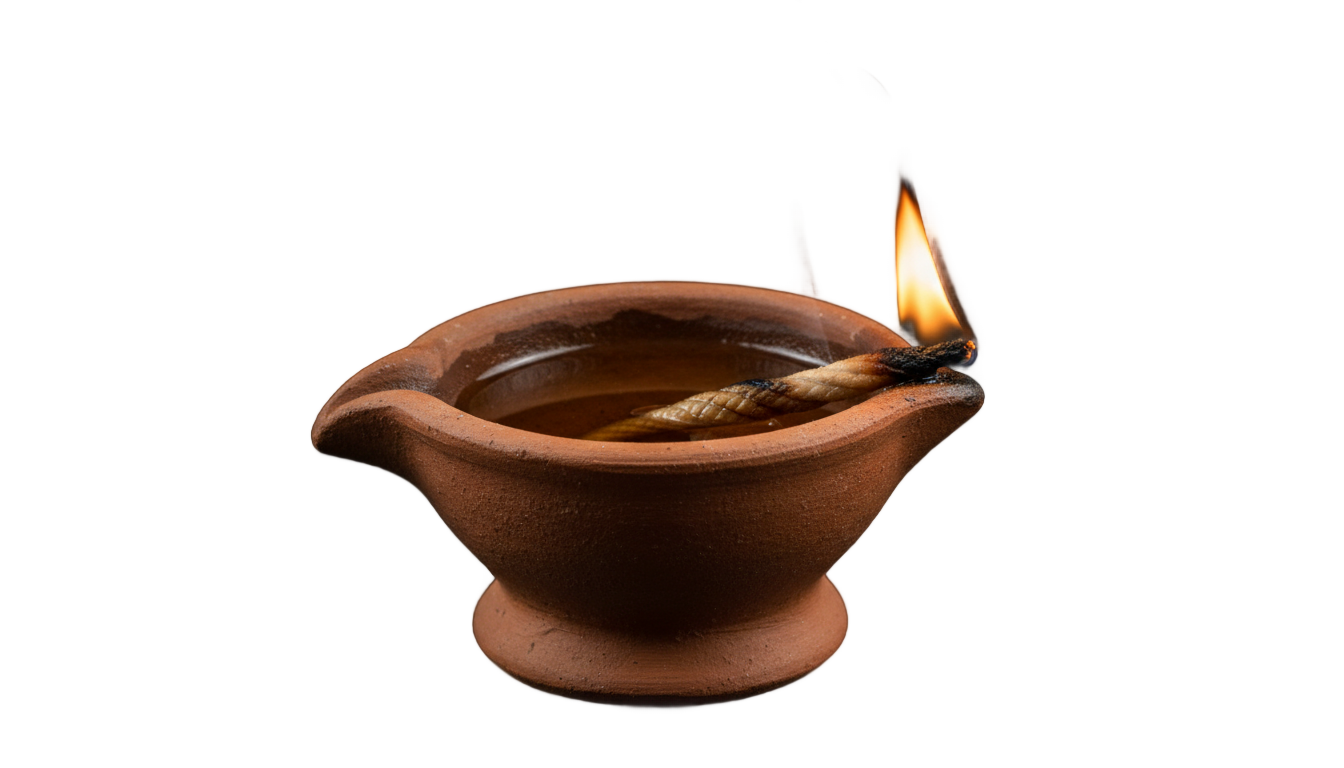 coconut oil lamp png PNG transparent background