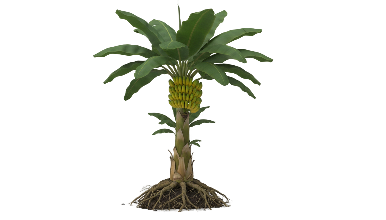 banana tree png vector PNG transparent background