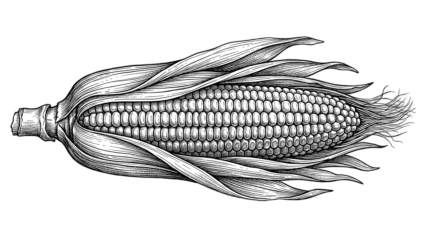 corn clipart black and white png PNG transparent background