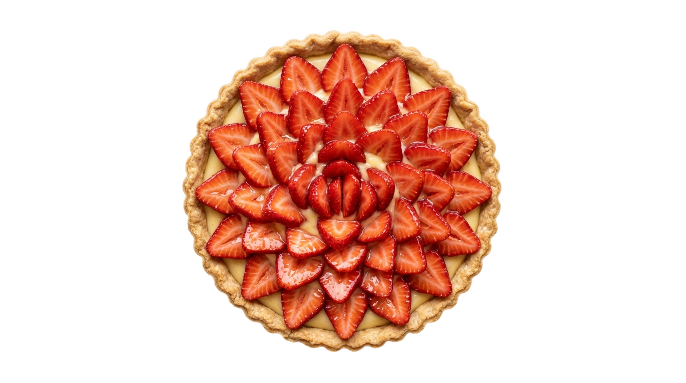 strawberry tart png PNG transparent background