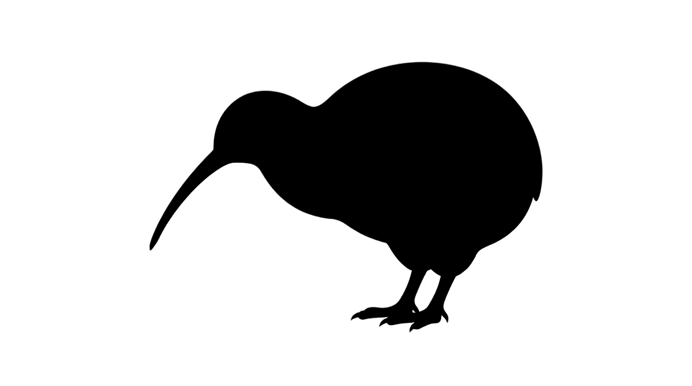kiwi silhouette png PNG transparent background