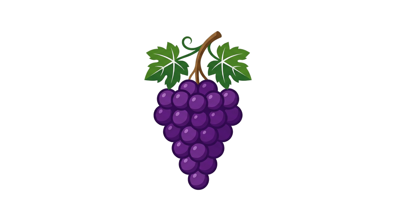 grape logo png PNG transparent background