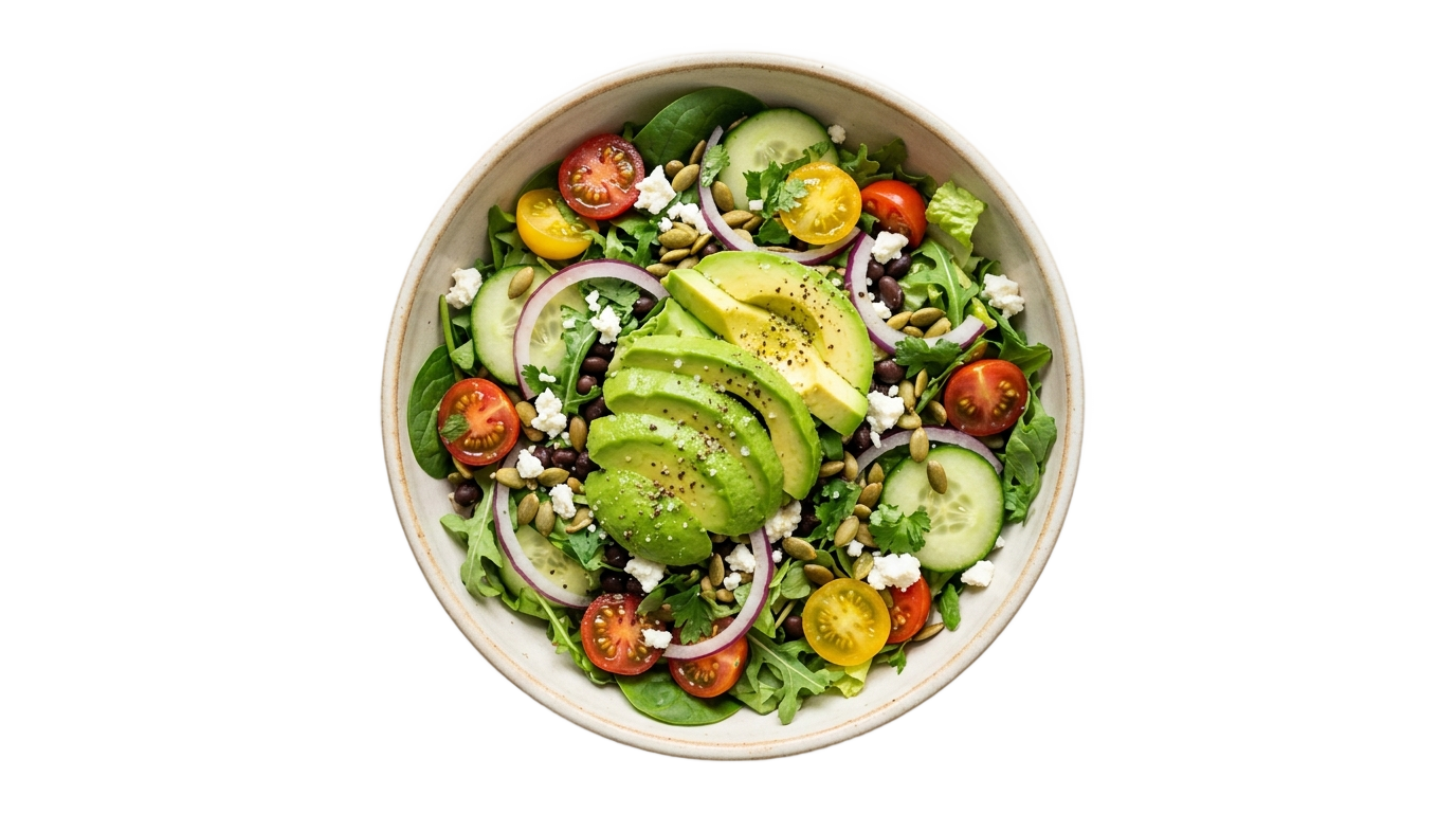 avocado salad png PNG transparent background