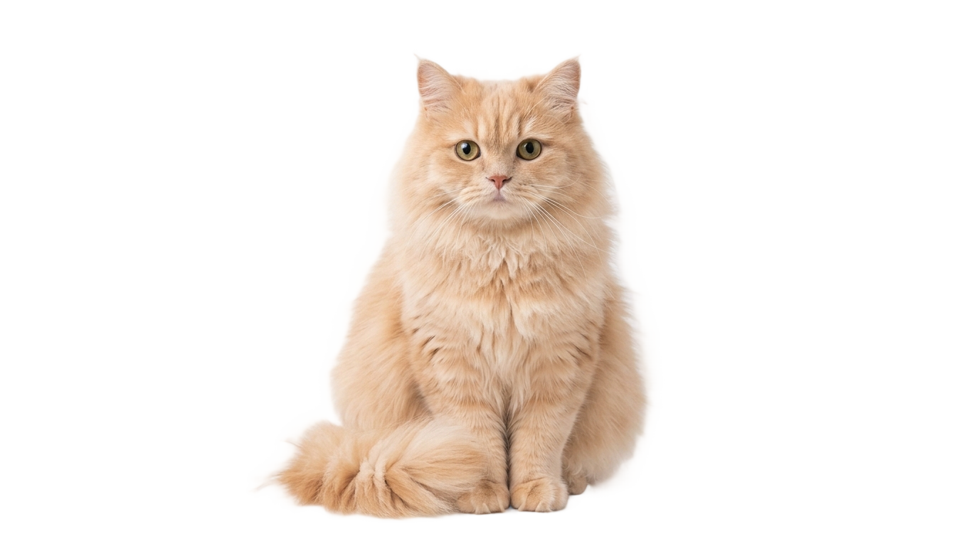 peach cat png PNG transparent background
