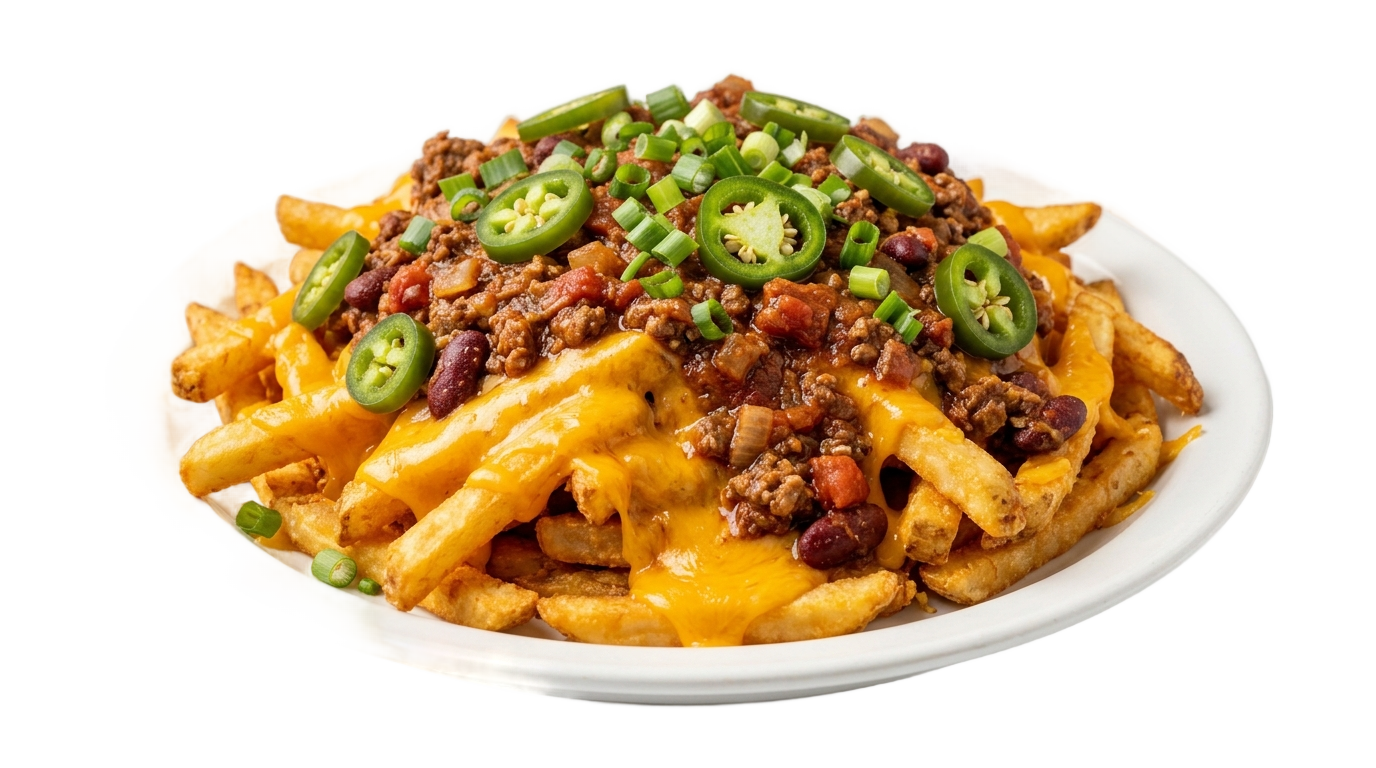 chili cheese fries png PNG transparent background