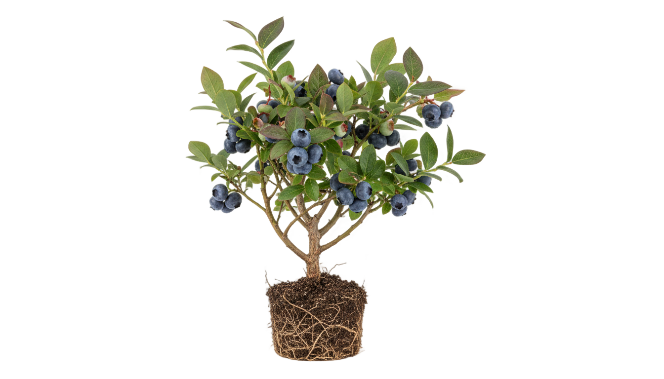 blueberry plant png PNG transparent background