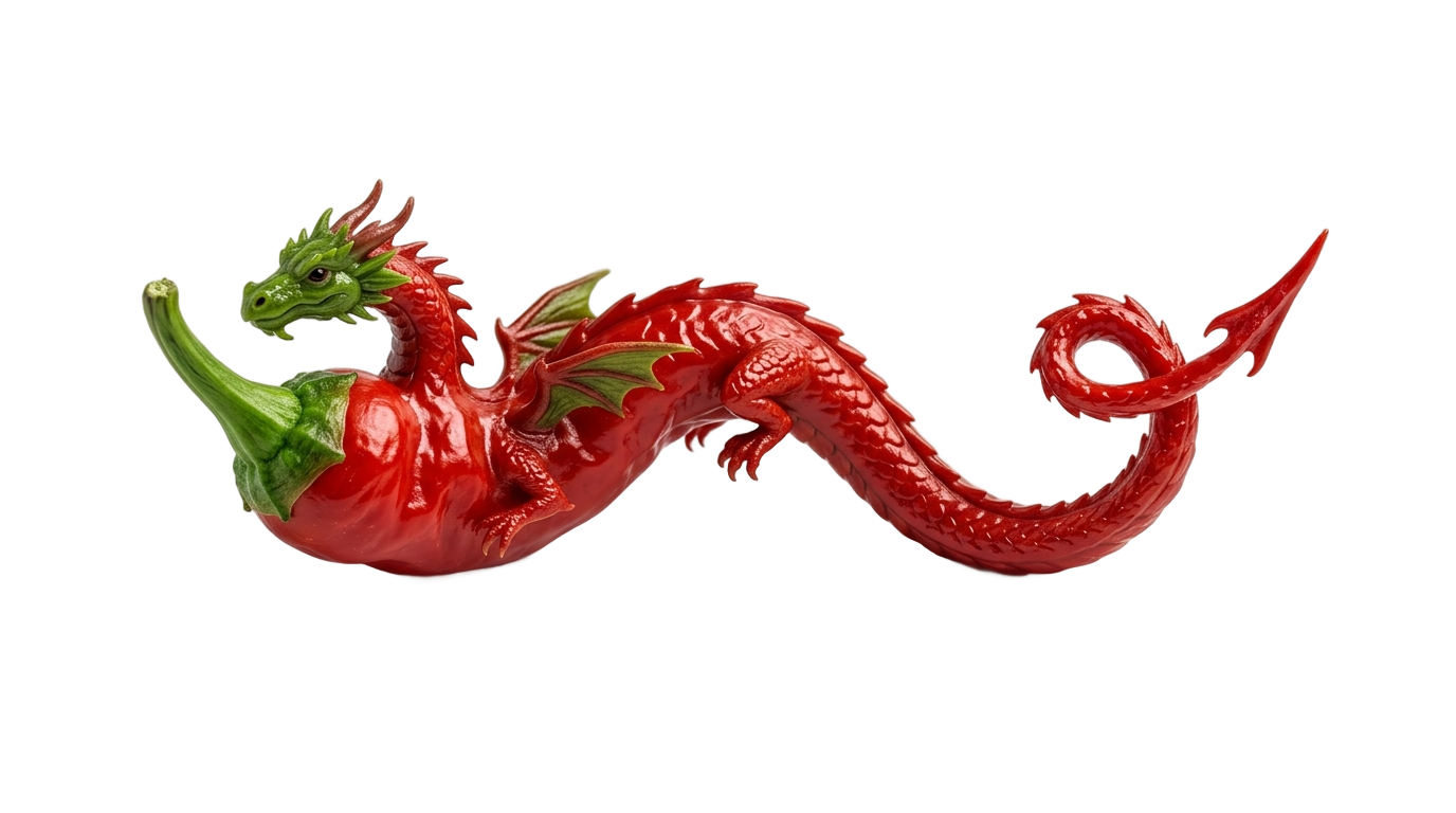 dragon pepper grow a garden png PNG transparent background