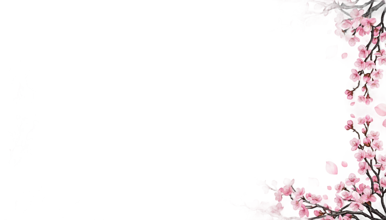 cherry blossom border png PNG transparent background