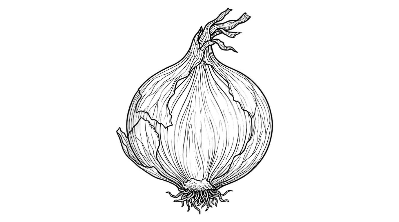 onion clipart black and white png PNG transparent background