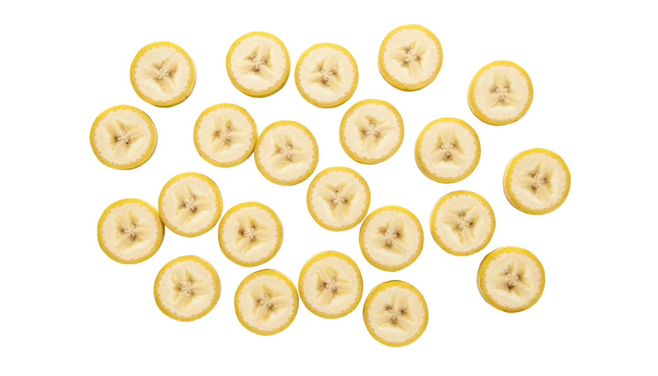 sliced banana png PNG transparent background