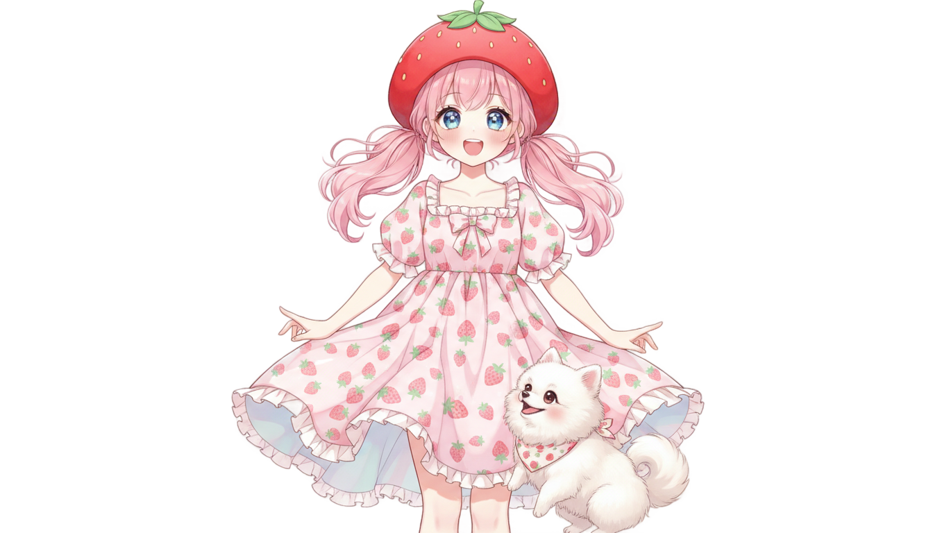 strawberry shortcake characters png PNG transparent background