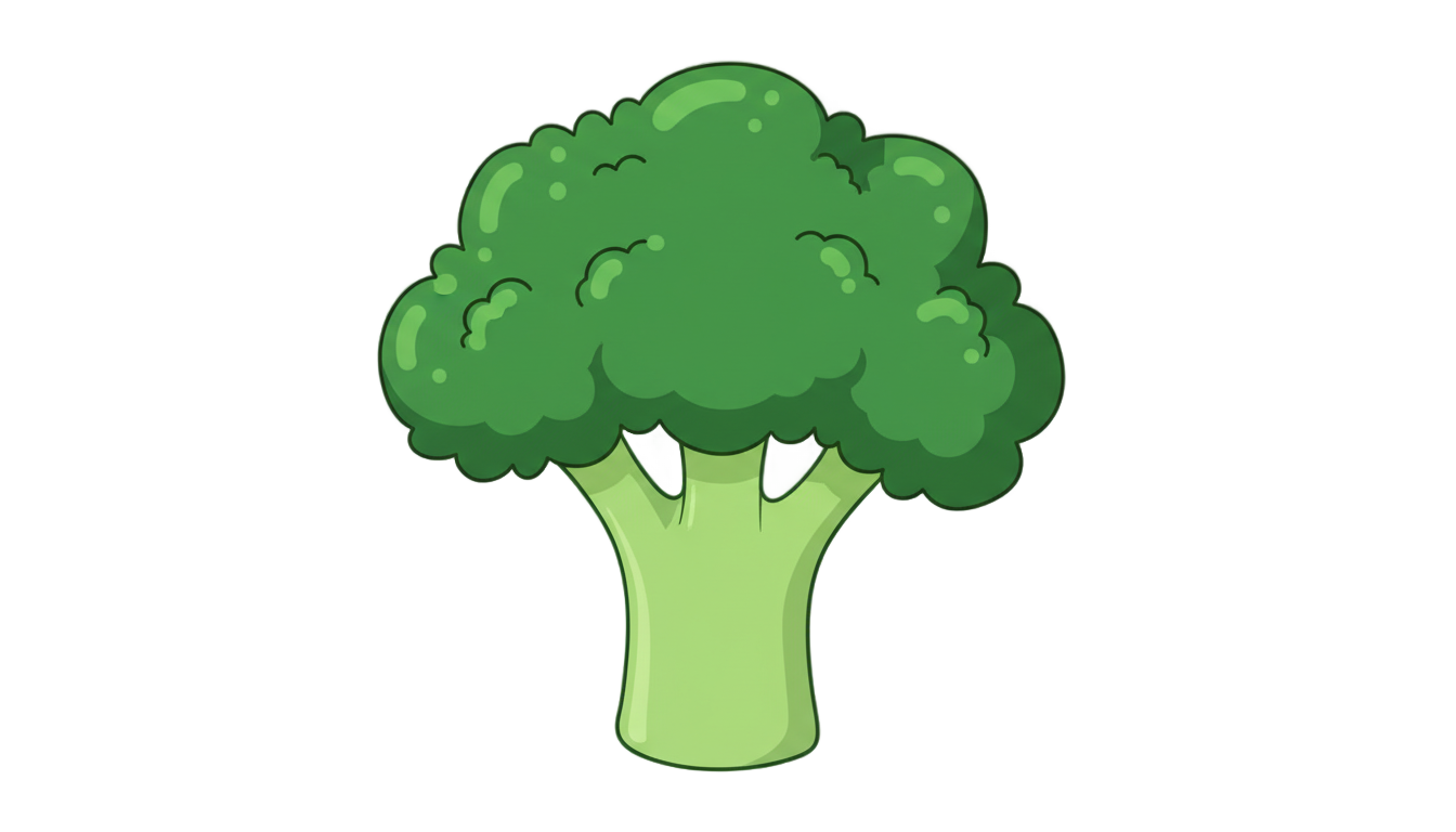 broccoli emoji png PNG transparent background