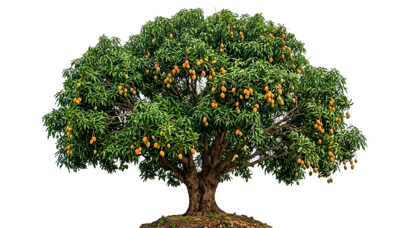 big mango tree png PNG transparent background