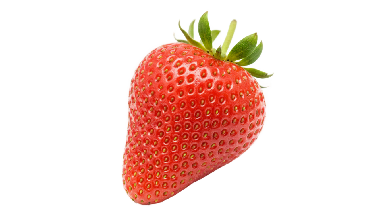 single strawberry png PNG transparent background