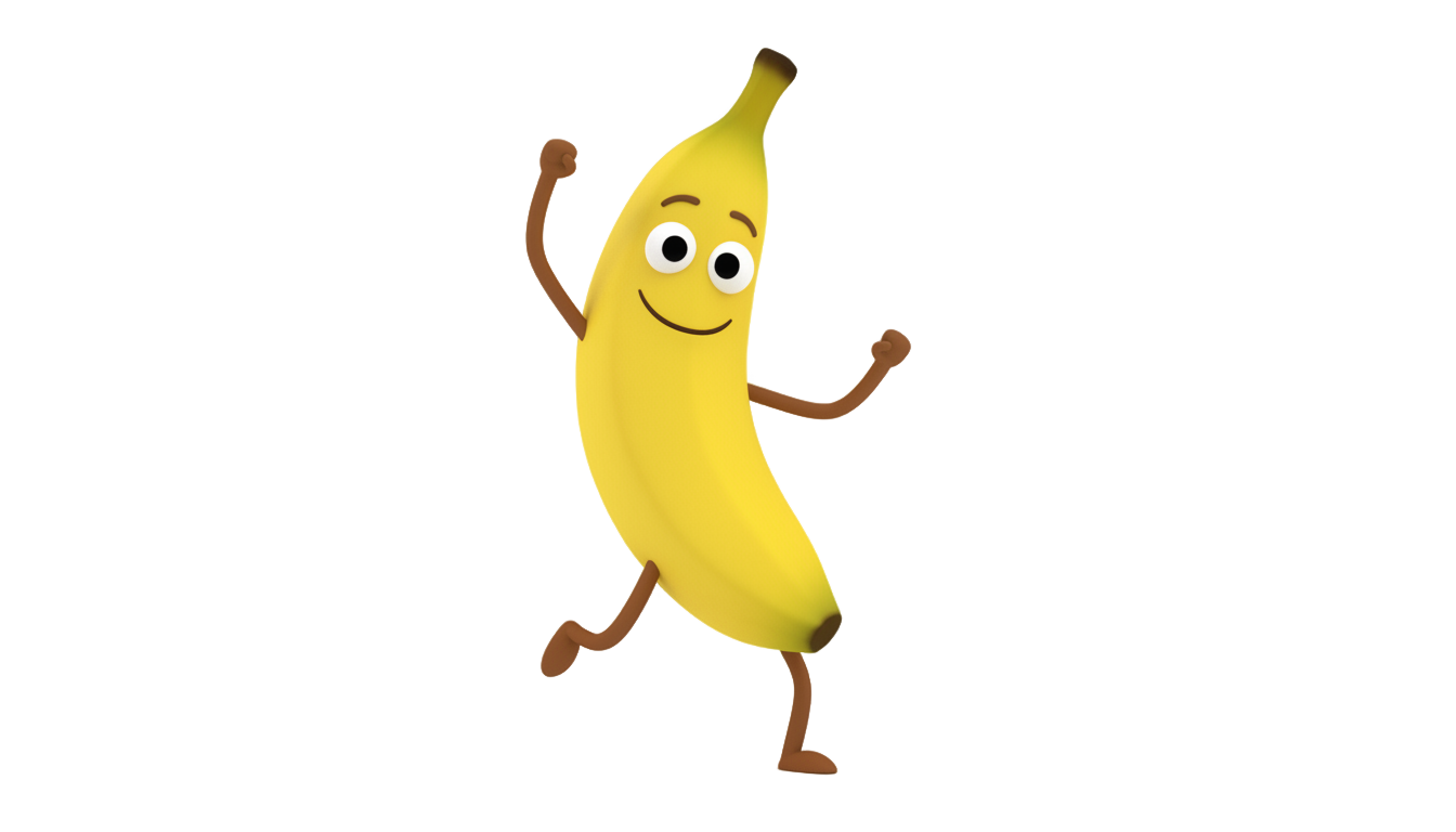 dancing banana png PNG transparent background