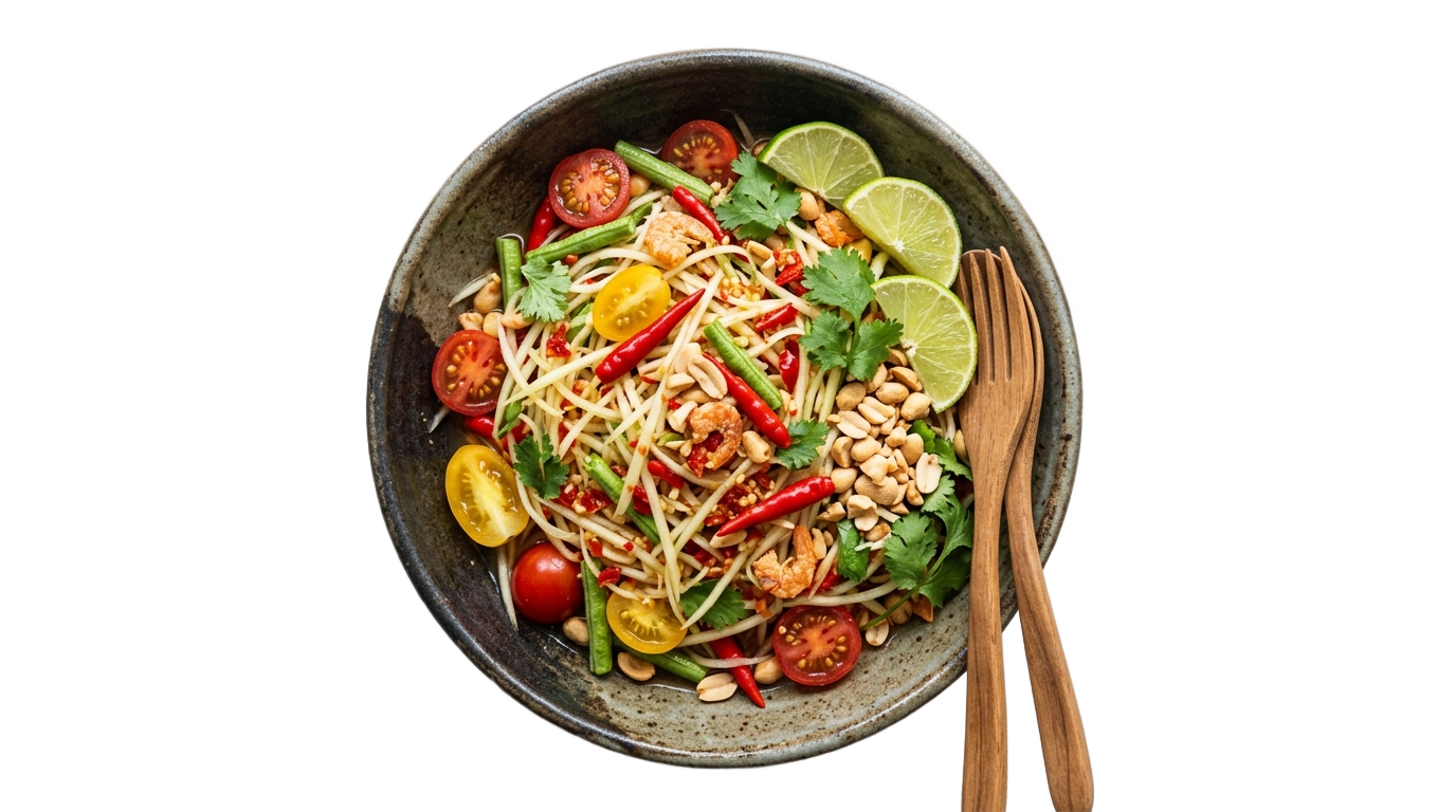 papaya salad png PNG transparent background
