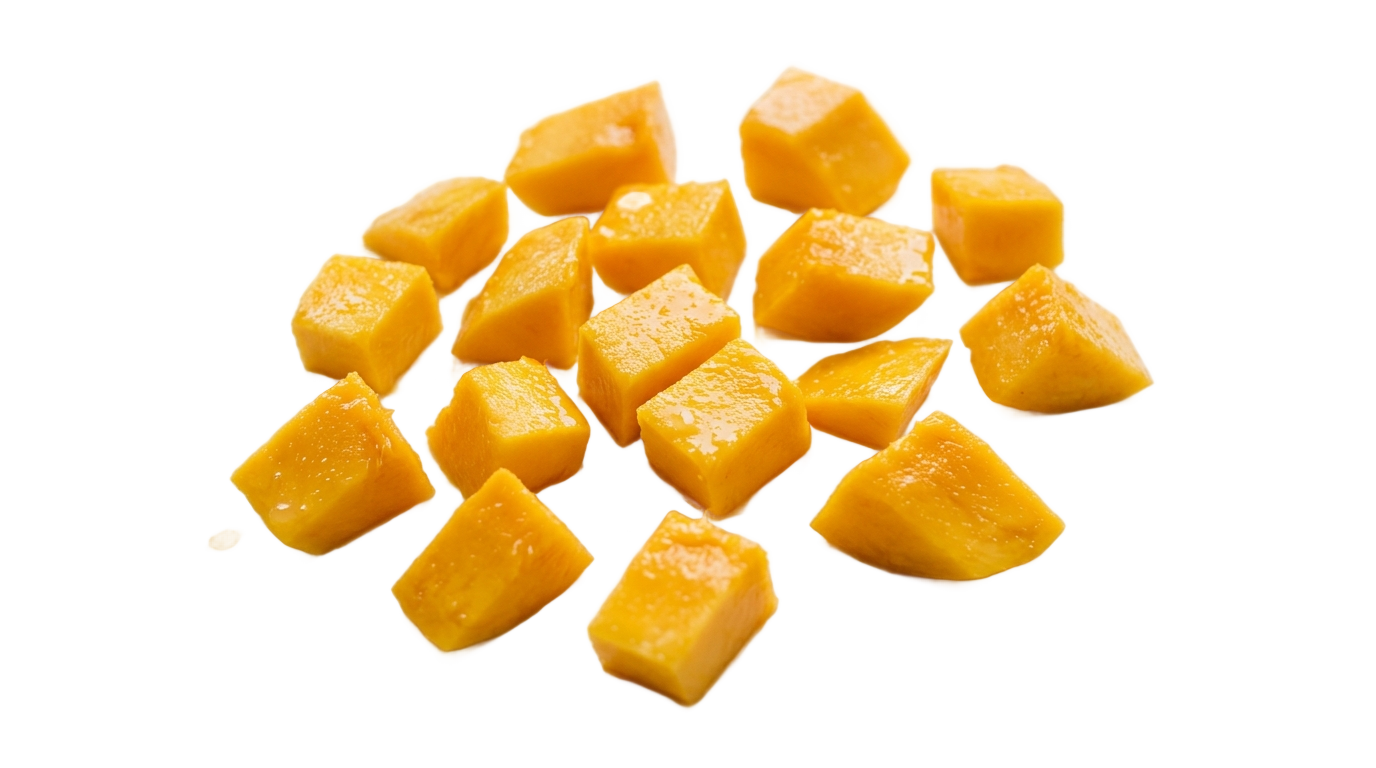 mango pieces png PNG transparent background