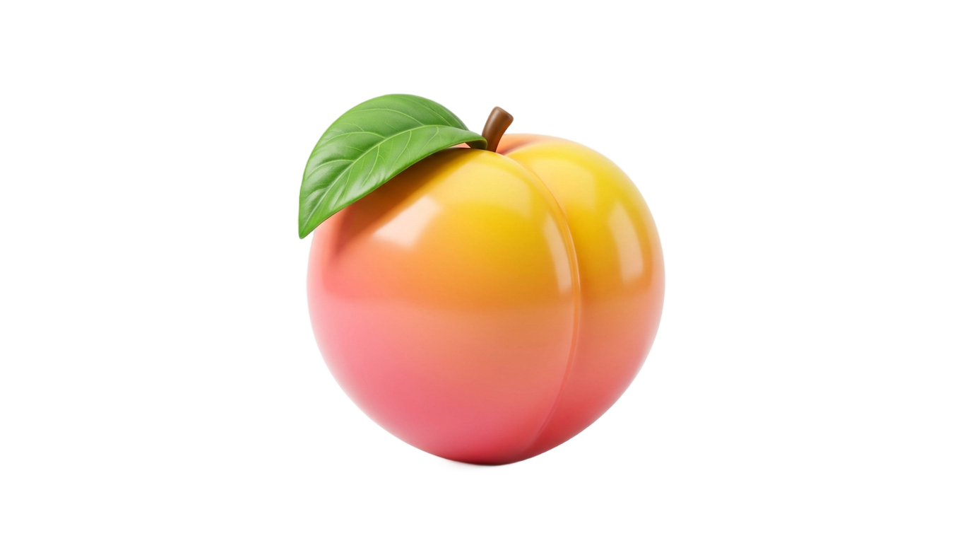 iphone peach emoji png PNG transparent background