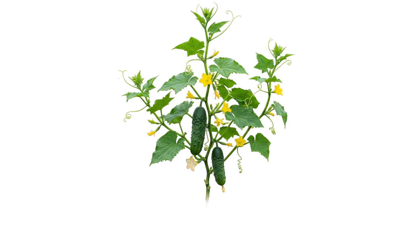 cucumber plant png PNG transparent background