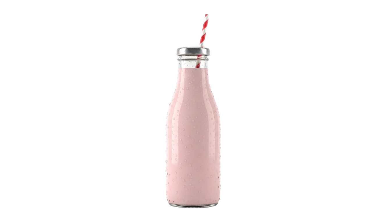 strawberry milk png PNG transparent background