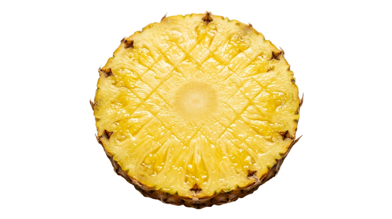cut pineapple png PNG transparent background