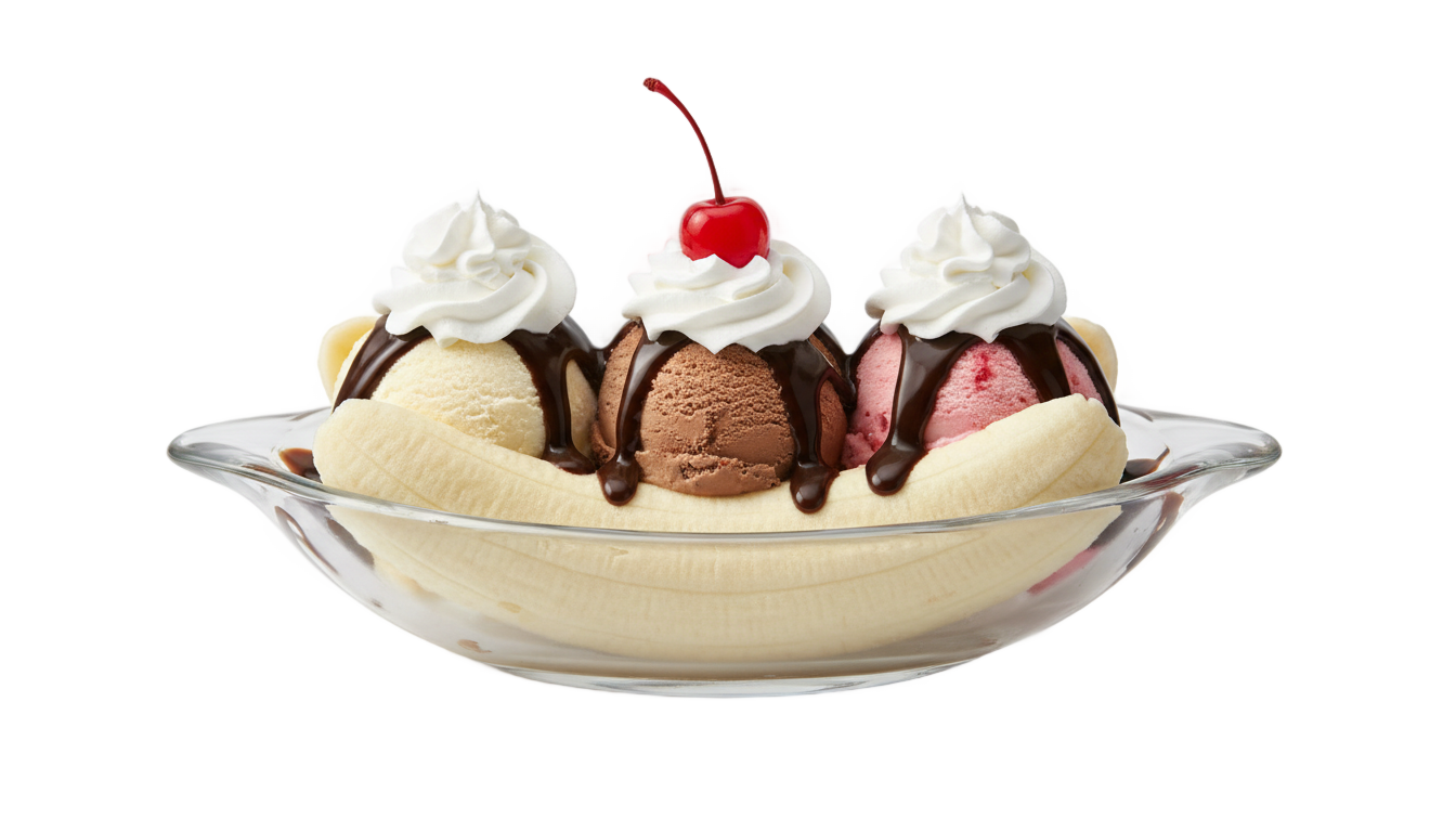 banana splits png PNG transparent background
