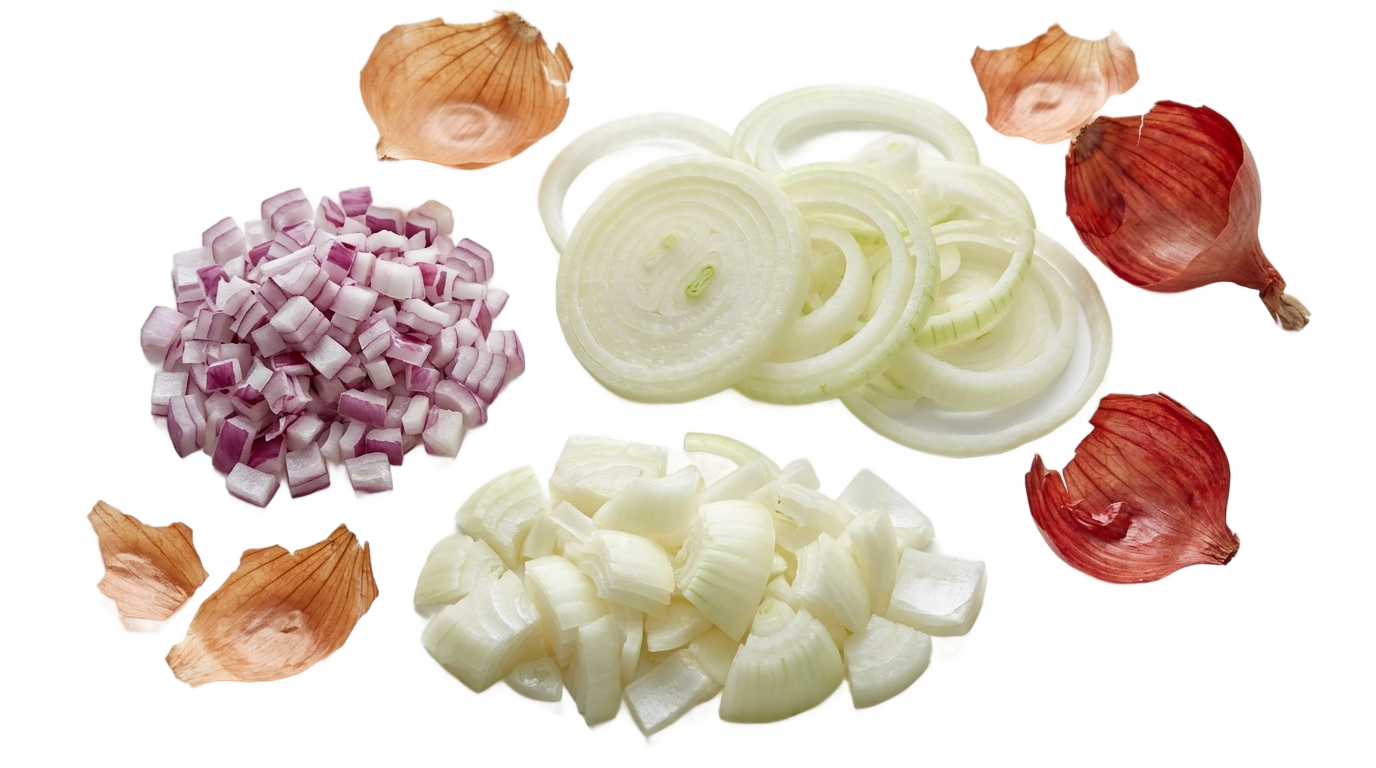 onion pieces png PNG transparent background