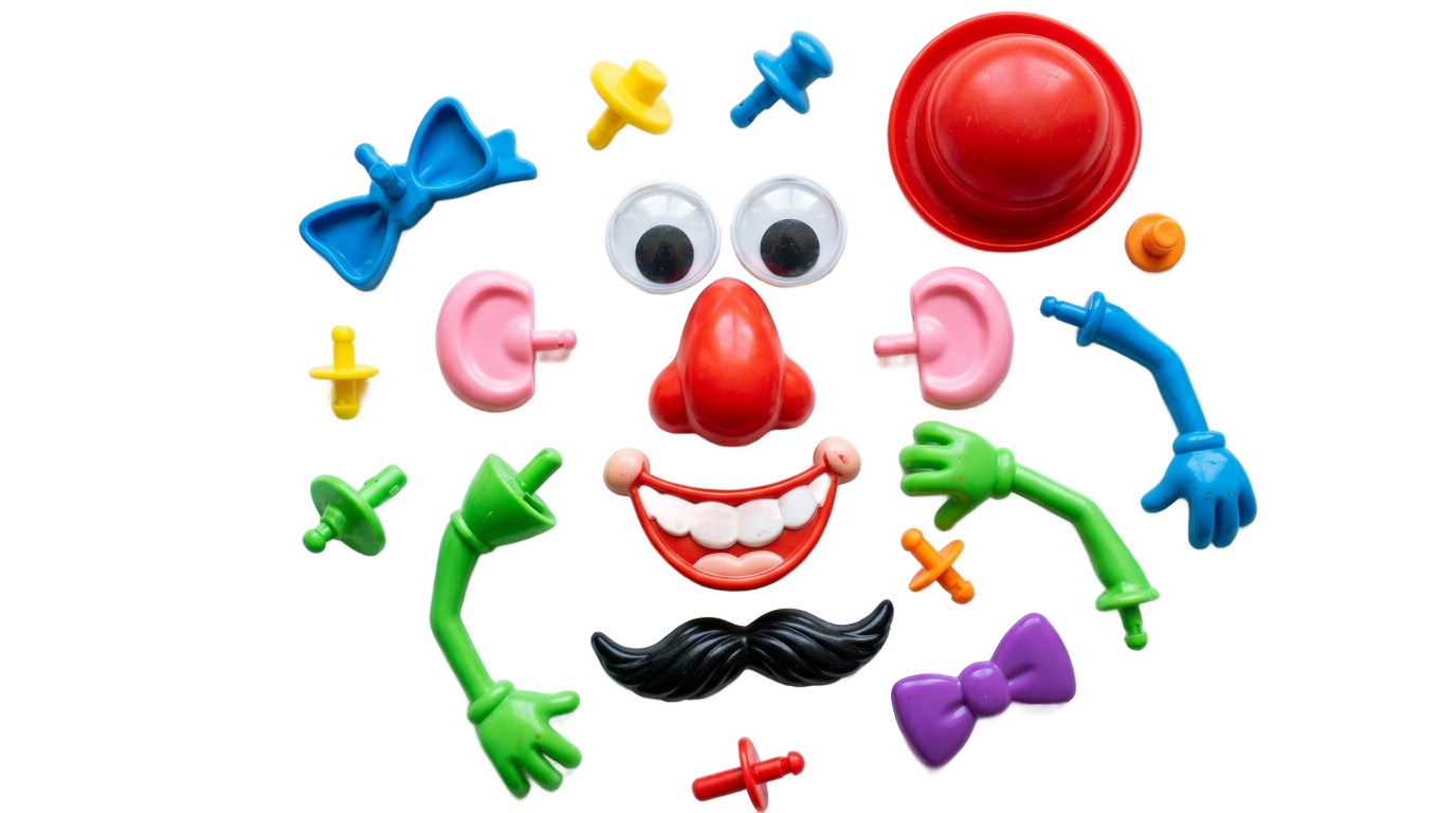 mr potato head parts png PNG transparent background