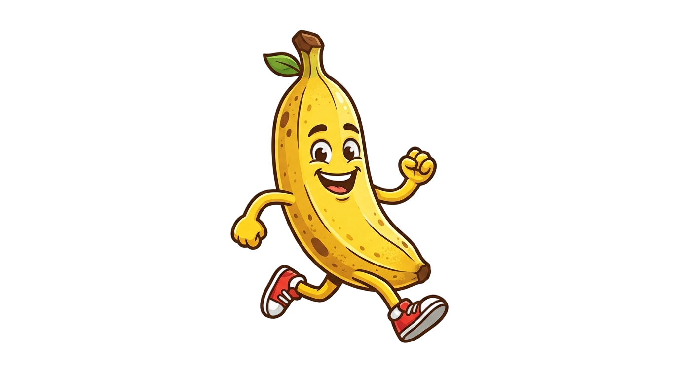 banana stumble guys png PNG transparent background