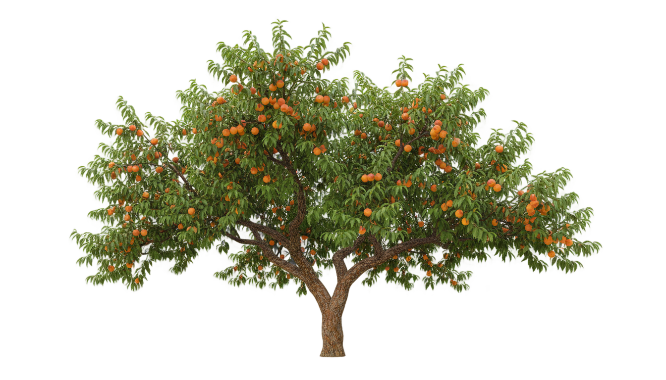 peach tree png PNG transparent background