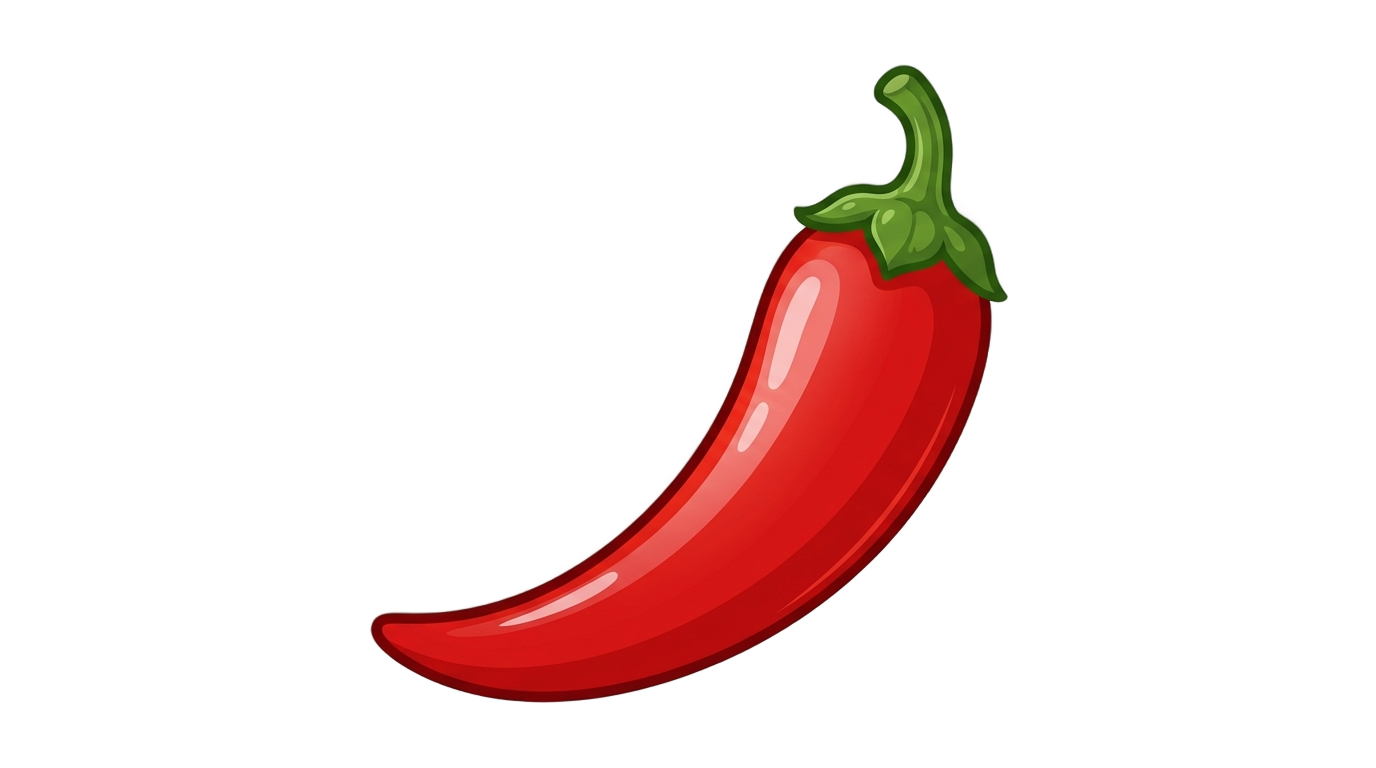 hot pepper emoji png PNG transparent background