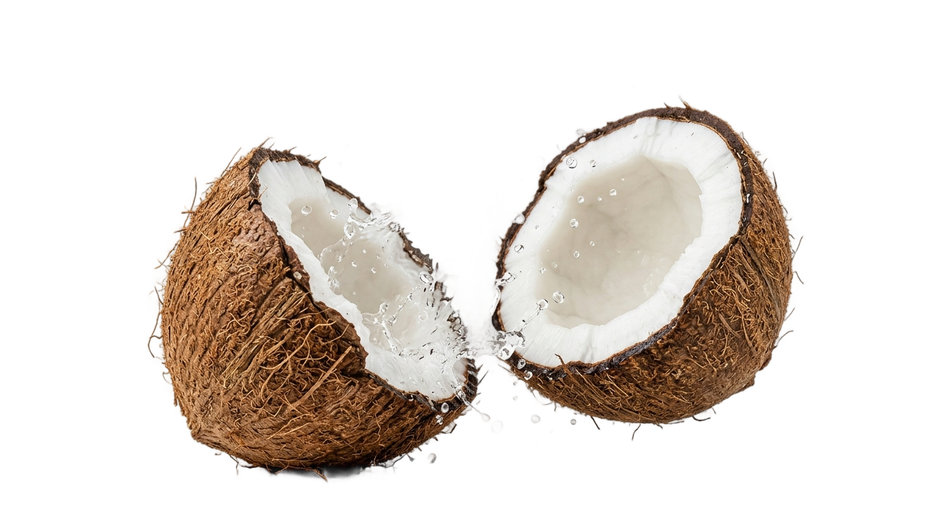 broken coconut png PNG transparent background