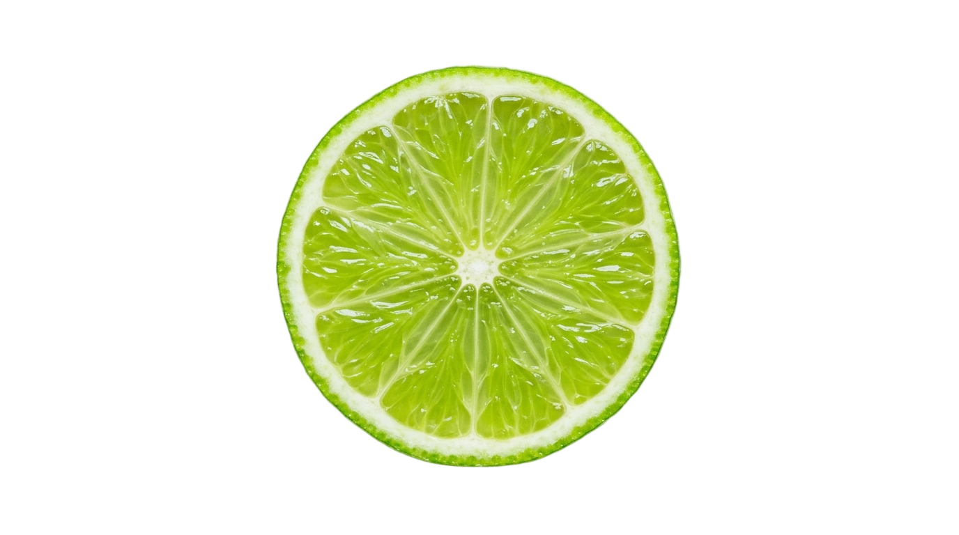 green lemon slice png PNG transparent background