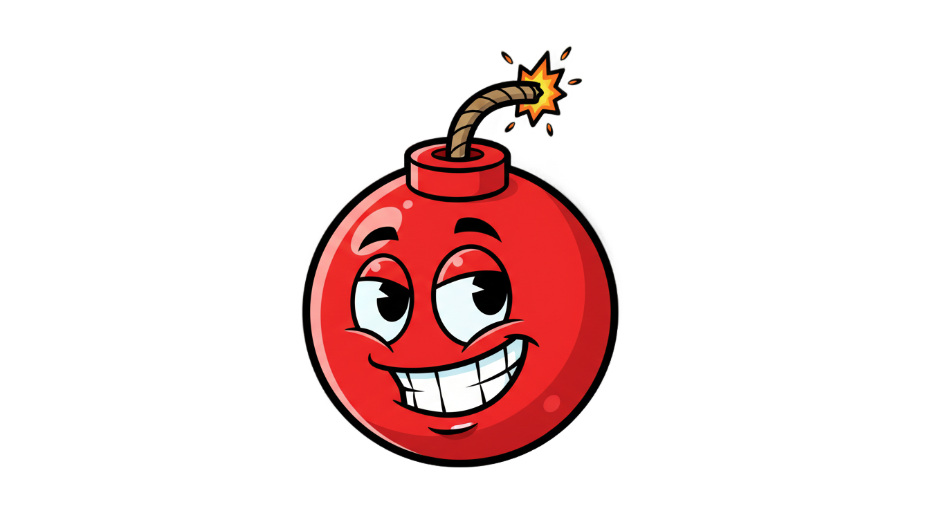cherry bomb face png PNG transparent background