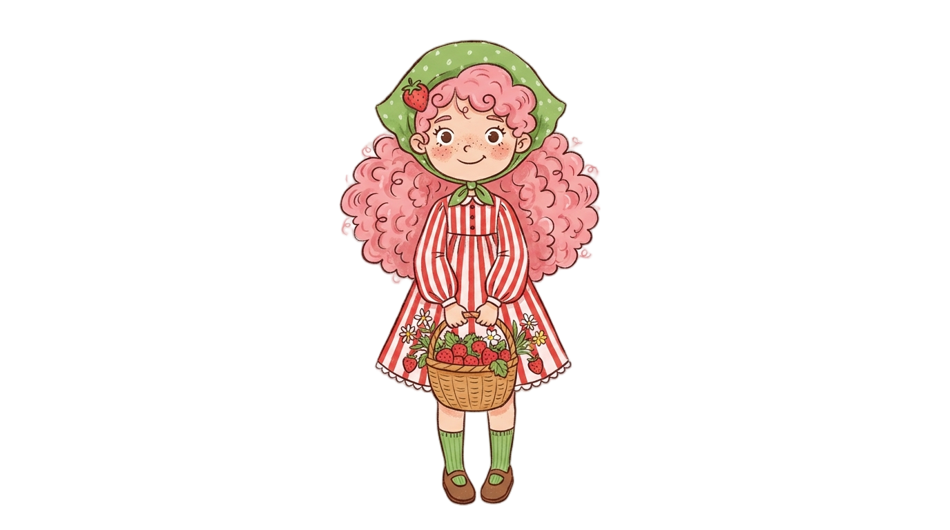 strawberry shortcake png PNG transparent background