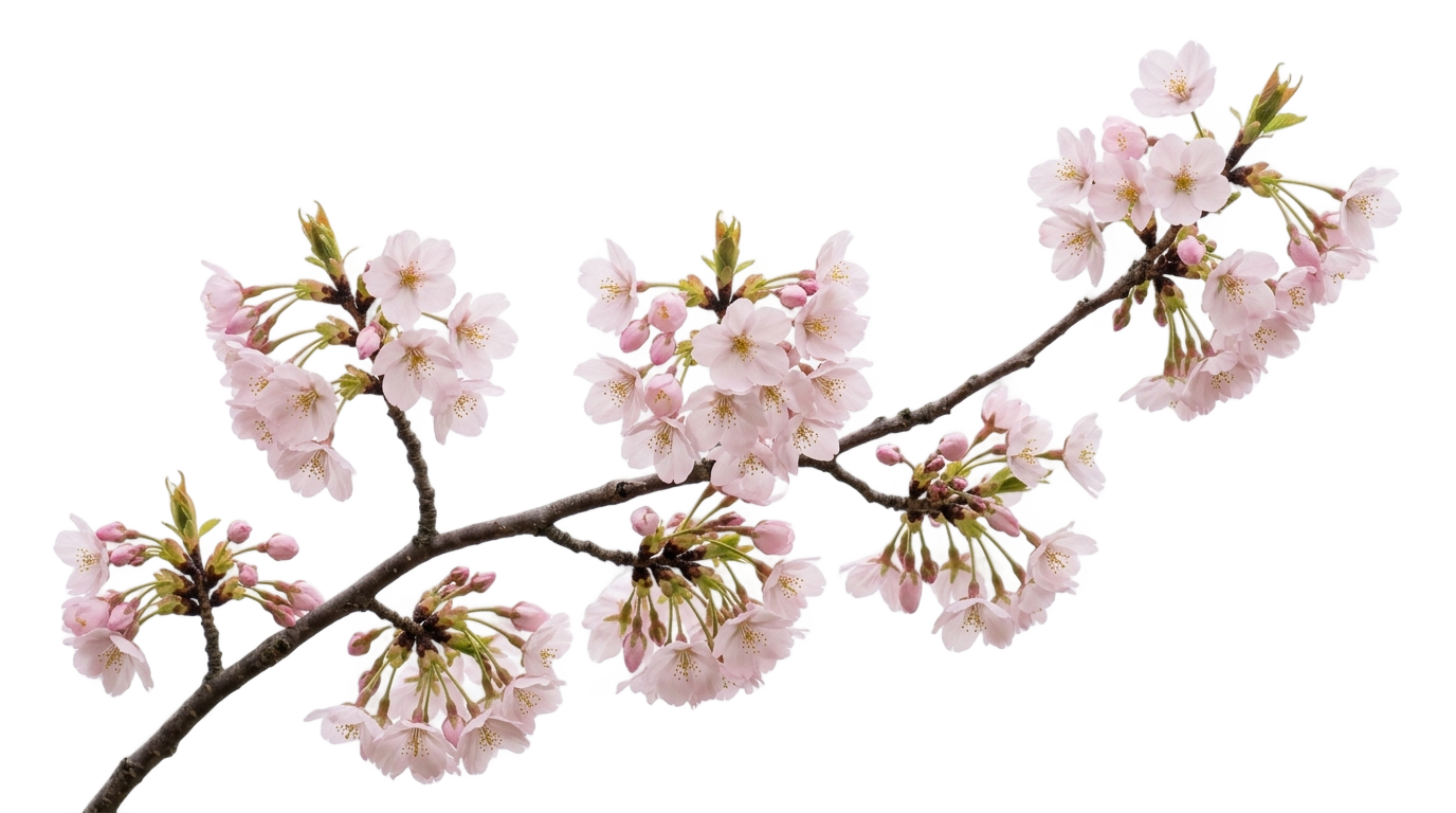 real cherry blossom png PNG transparent background