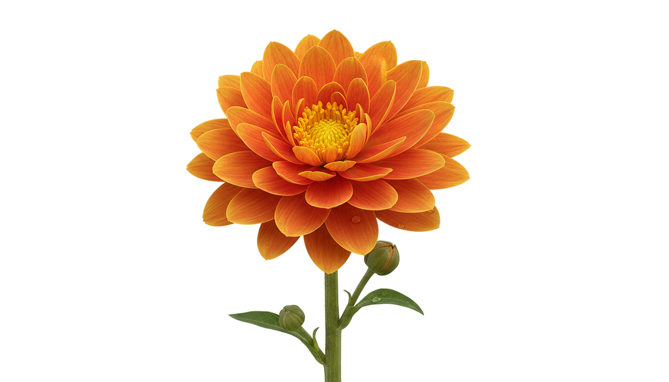 orange flower png PNG transparent background