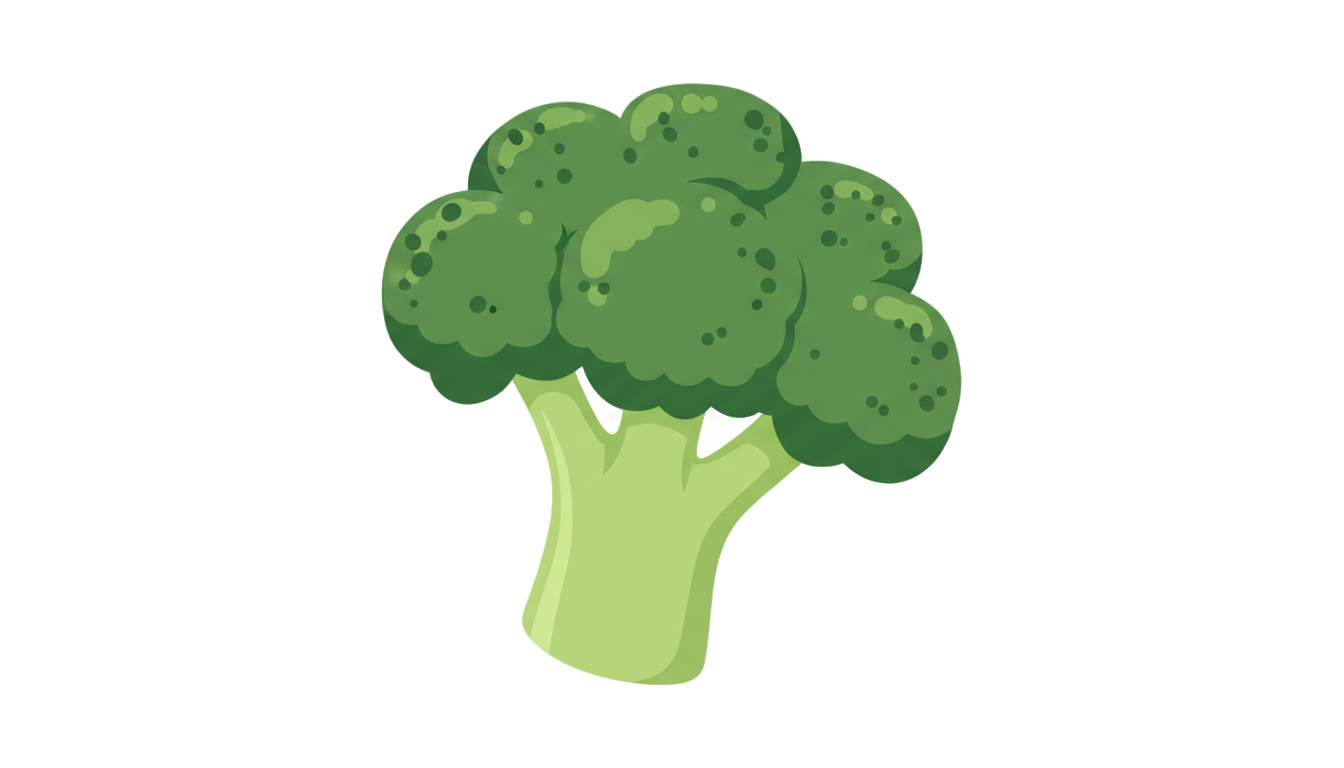 broccoli emoji png PNG transparent background