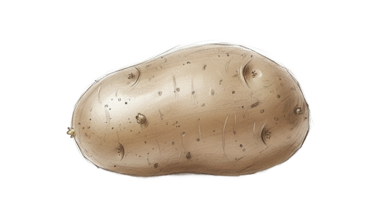 potato png drawing PNG transparent background