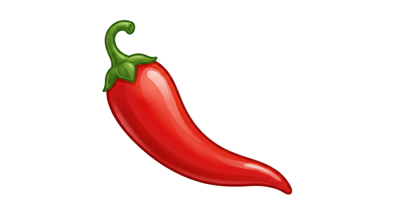 hot pepper emoji png PNG transparent background