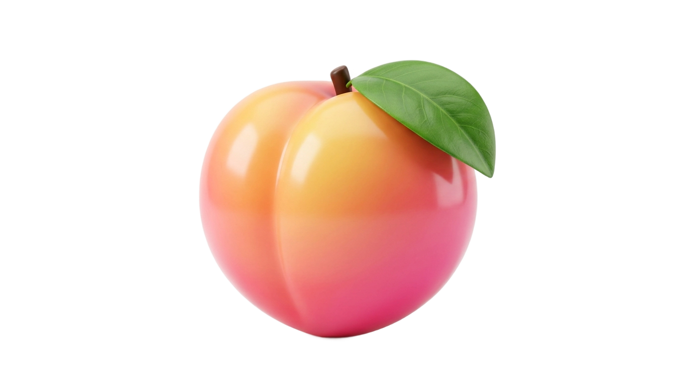 iphone peach emoji png PNG transparent background