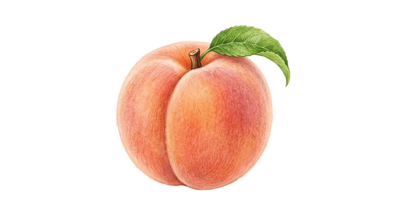 peach illustration png PNG transparent background
