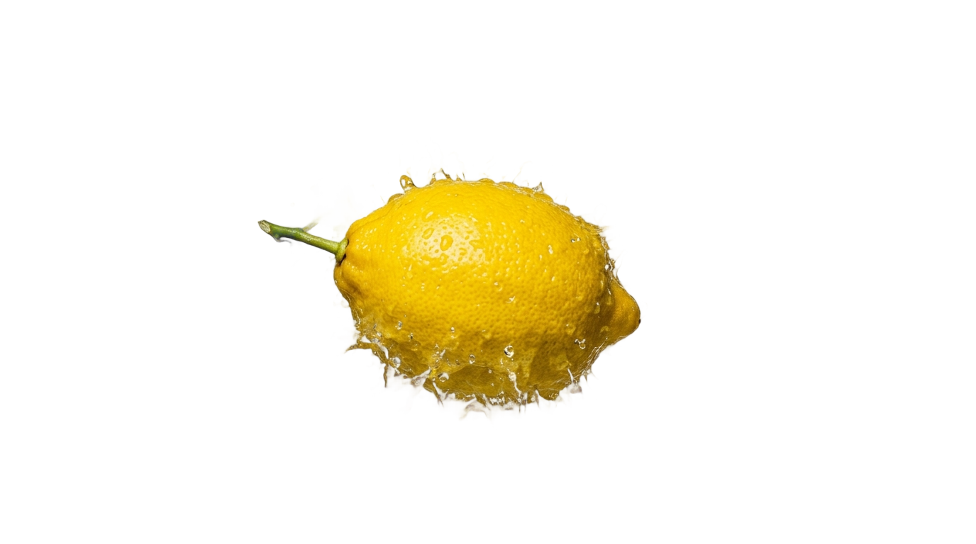 lemon splash png PNG transparent background
