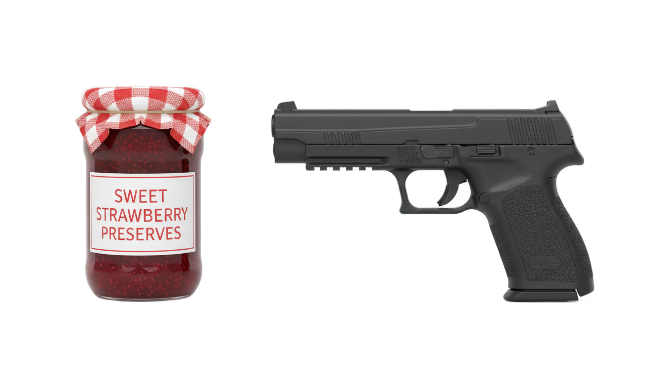 strawberry jams but my glock don't png PNG transparent background